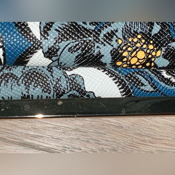 Aldo Patterned Chained wallet Clutch Crossbody Shoulder Handbag- PREOWNED - Picture 11 of 14